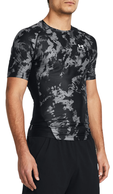 Tričko Under Armour HeatGear® Iso-Chill Printed Čierna | 1383774-001, 0
