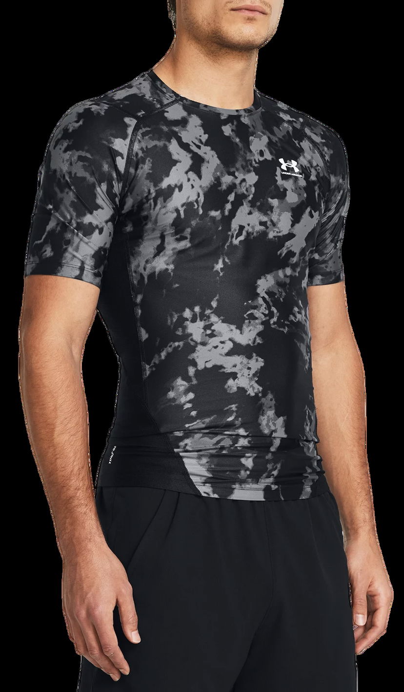 Tričko Under Armour HeatGear® Iso-Chill Printed Čierna | 1383774-001