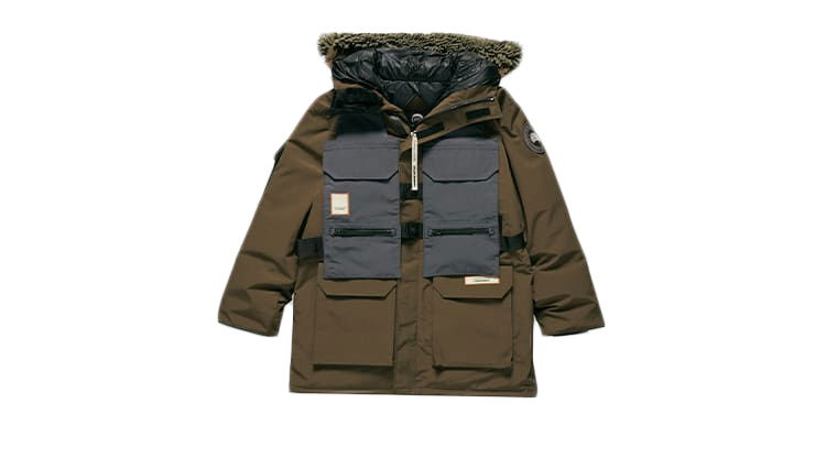 Parka Canada Goose NBA x Salehe Bembury x Expedition Parka "Military Green/Titanium" Zelené | 4158USB-1249
