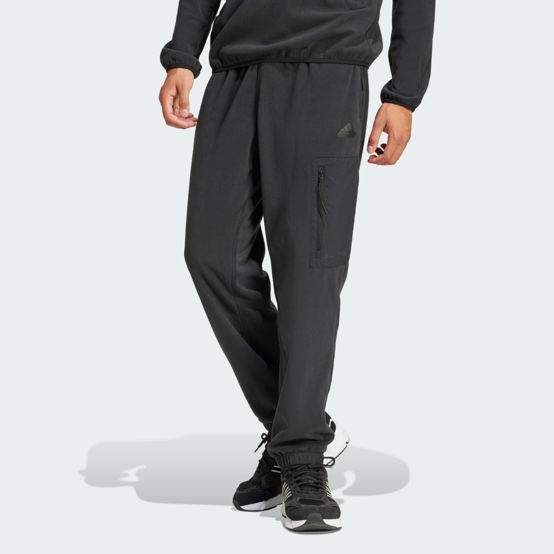 Nohavice adidas Performance City Escape Polar Fleece Čierna | IY1499, 0