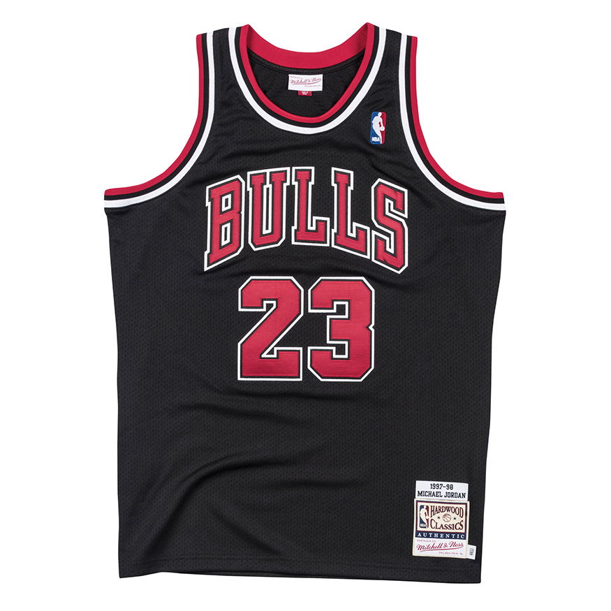 Dres Mitchell & Ness NBA Michael Jordan Chicago Bulls 1997-98 Authentic Jersey Čierna | AJY4GS18400-CBUBLCK97MJO, 0