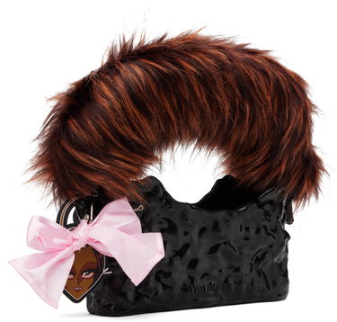 Kabelka Ottolinger Ottolinger Furry Baguette Ceramic Bag Čierna | 126-901326-01, 1
