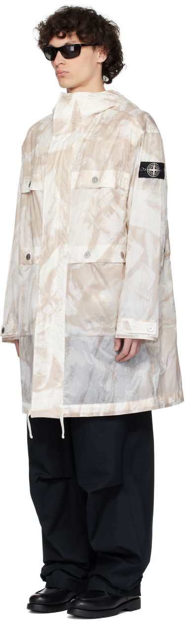 Parka Stone Island Stone Island UV-Reactive Scan Camo Ripstop Parka Béžová | K1S15 7100011 S00E2, 3