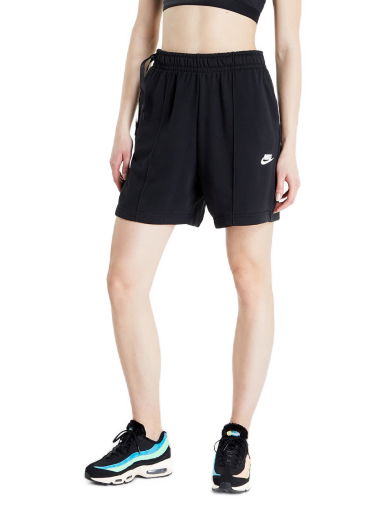 Šortky Nike French Terry Fleece High-Rise Shorts Čierna | DV0334-010