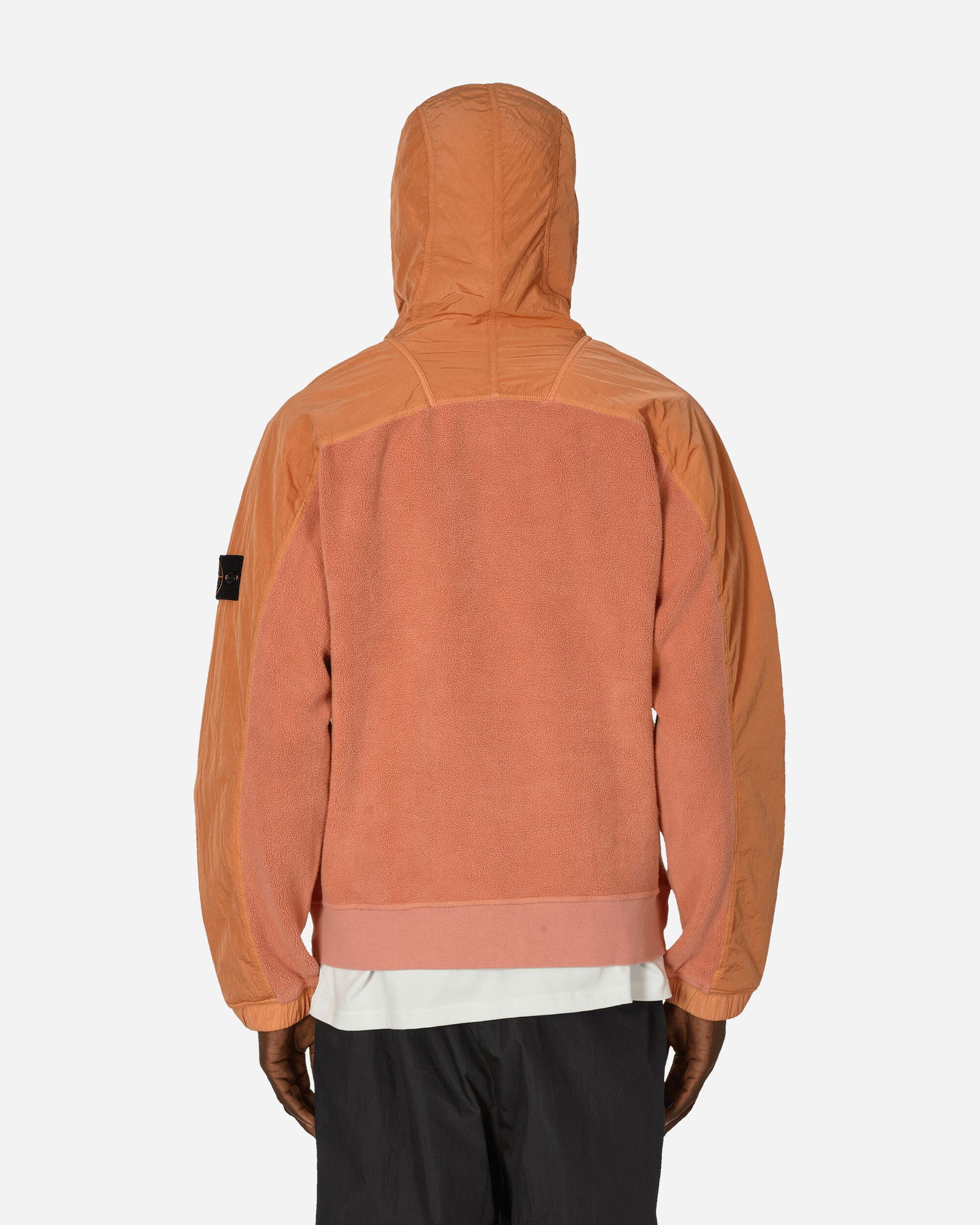 Sherpa Hooded Sweatshirt Orange