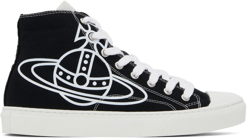 Oblečenie Vivienne Westwood Vivienne Westwood High-Top Plimsoll Čierna | 75010001M-W015B-