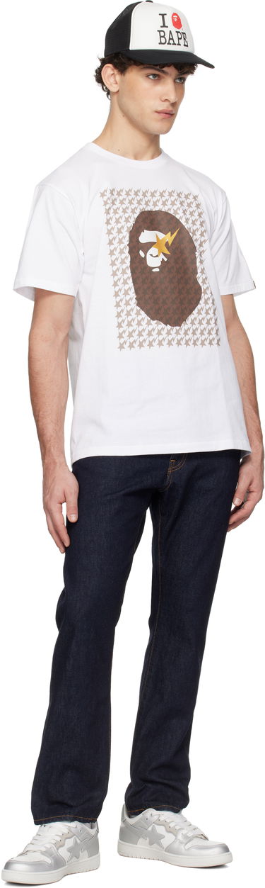Džínsy BAPE STA Ape Head Regular Fit Jeans Modrá | 001DPK221001F, 3