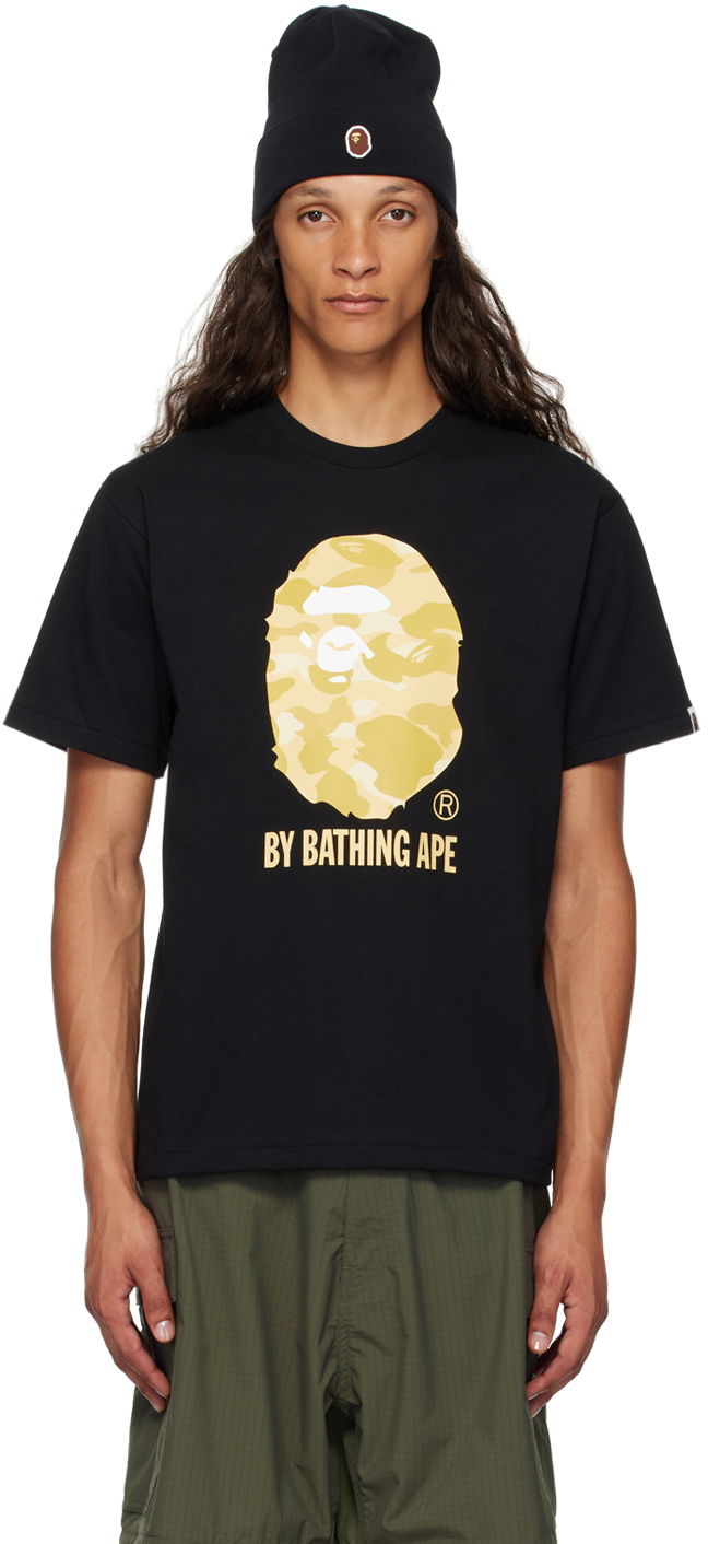 BAPE Black Color Camo 'By Bathing Ape' T-Shirt