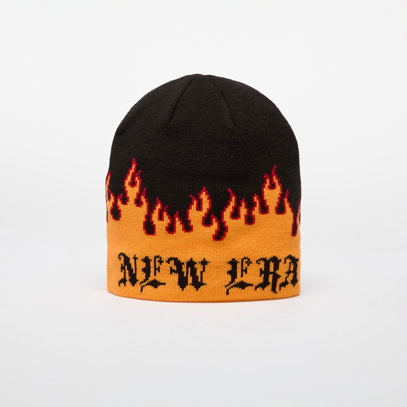 Kulicha New Era Knit Thin Flame Skull Knit Tennessee Orange Oranžová | 60565452