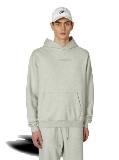 Mikina Jordan Wordmark Fleece Hooded Sweatshirt Grey Šedá | FJ1966-050