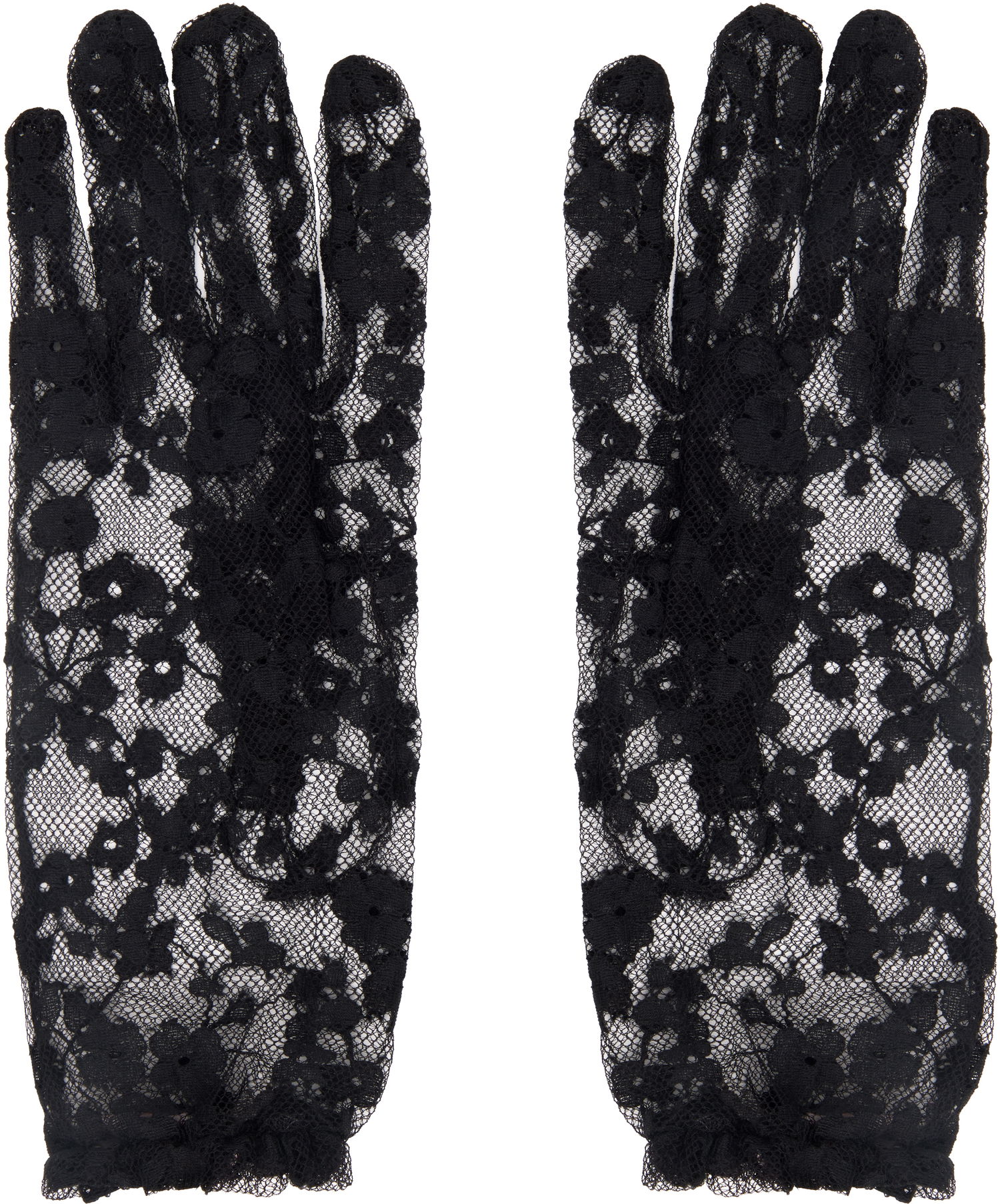 Rukavice Valentino Valentino VLogo Signature Lace Gloves Čierna | 6Y0GD00HNDQN06, 1