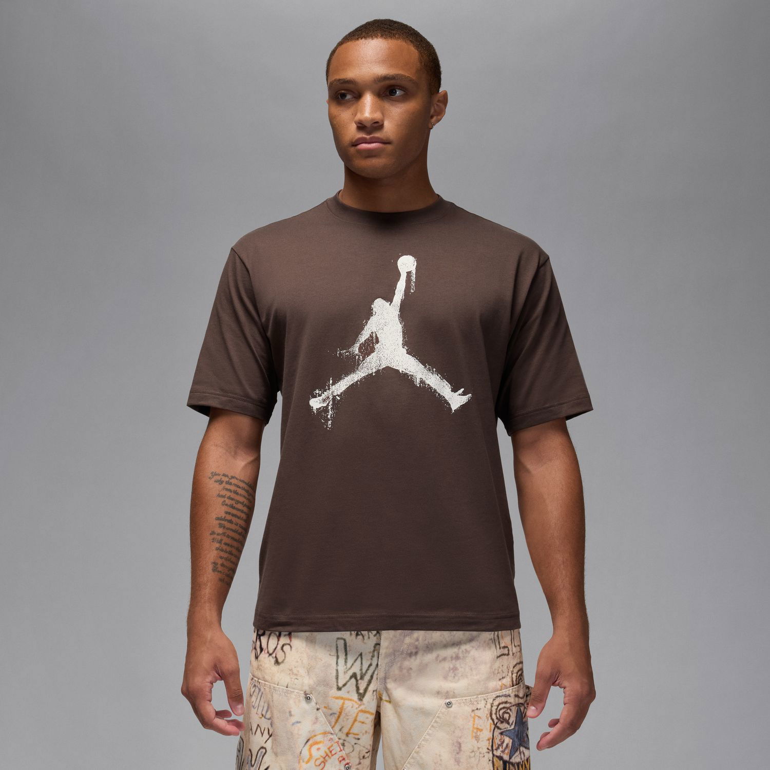 Tričko Jordan Jordan Brooklyn Jumpman T-Shirt Hnedá | HQ8925-237, 0