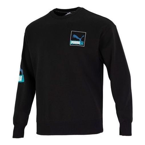 Mikina Puma Crew Sweatshirt Čierna | 537657-01