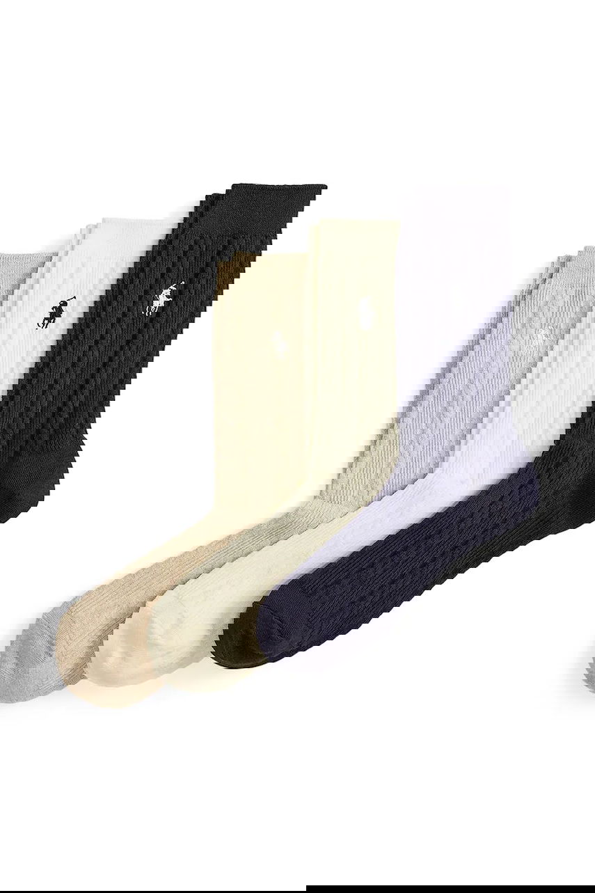 Ponožky Polo by Ralph Lauren Polo Ralph Lauren Cable-Knit Socks, 3-Pack Rôznofarebný | 455923551, 0