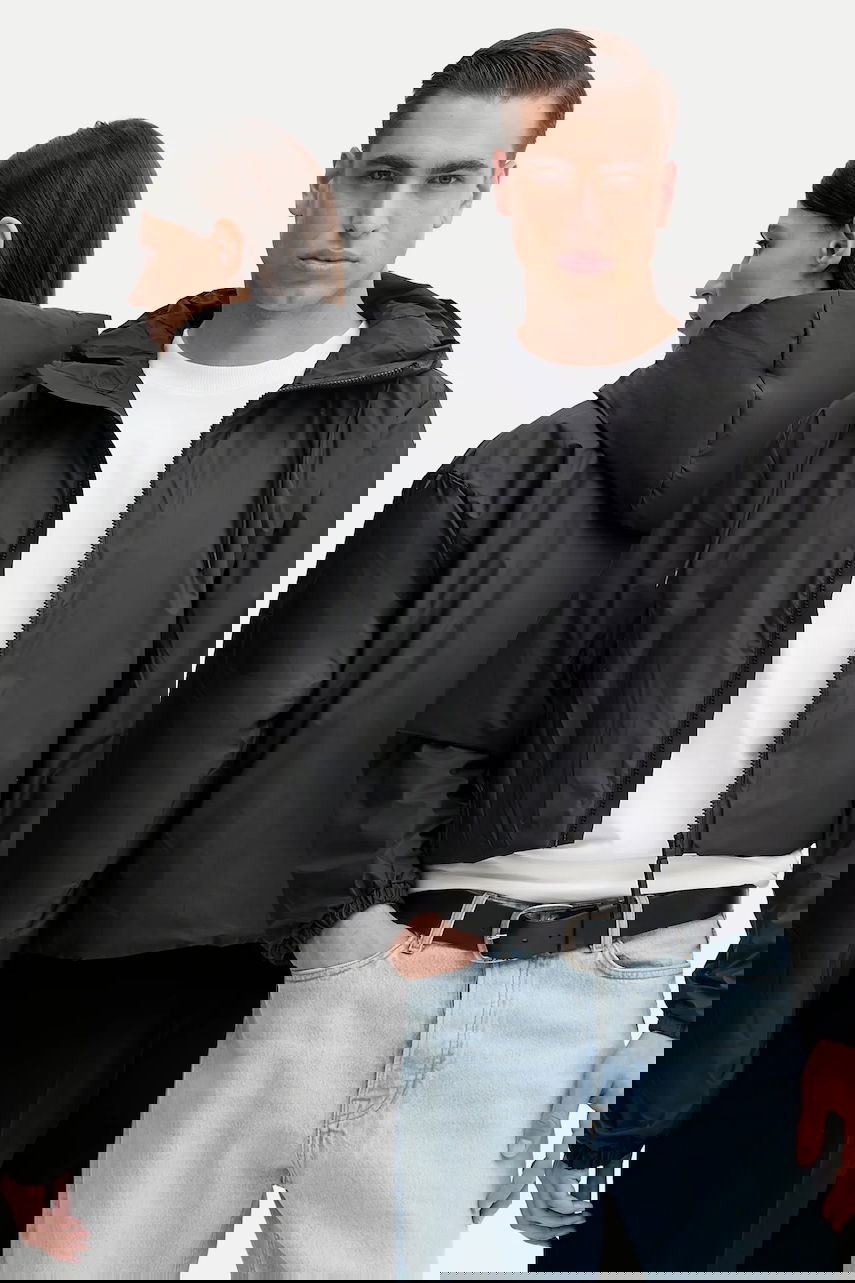 Prešívaná bunda Rains Lohja Short Insulated Jacket Čierna | 15780.01, 0