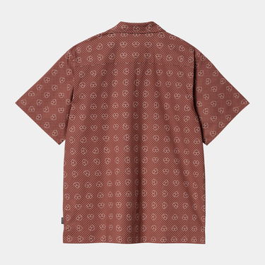 Košeľa Carhartt WIP Carhartt WIP Furoshiki Print Short Sleeve Shirt Hnedá | I034549_15, 4