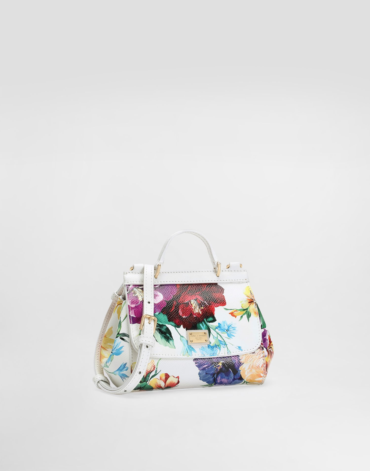 Kabelka Dolce & Gabbana Dolce & Gabbana Sicily Printed Calfskin Handbag Rôznofarebný | EB0003AB163HA5PC, 1