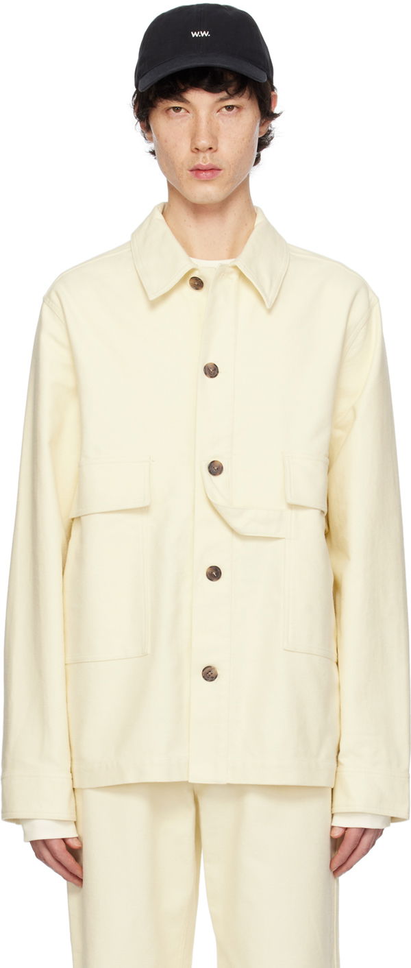 Košeľa WOOD WOOD Conrad Shirt Žltá | 12345300-5004, 0