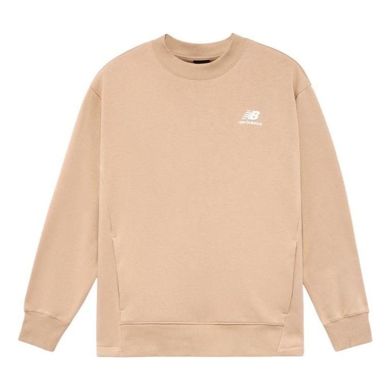 Mikina New Balance Fleece Sweatshirt Béžová | AWT23337-INC