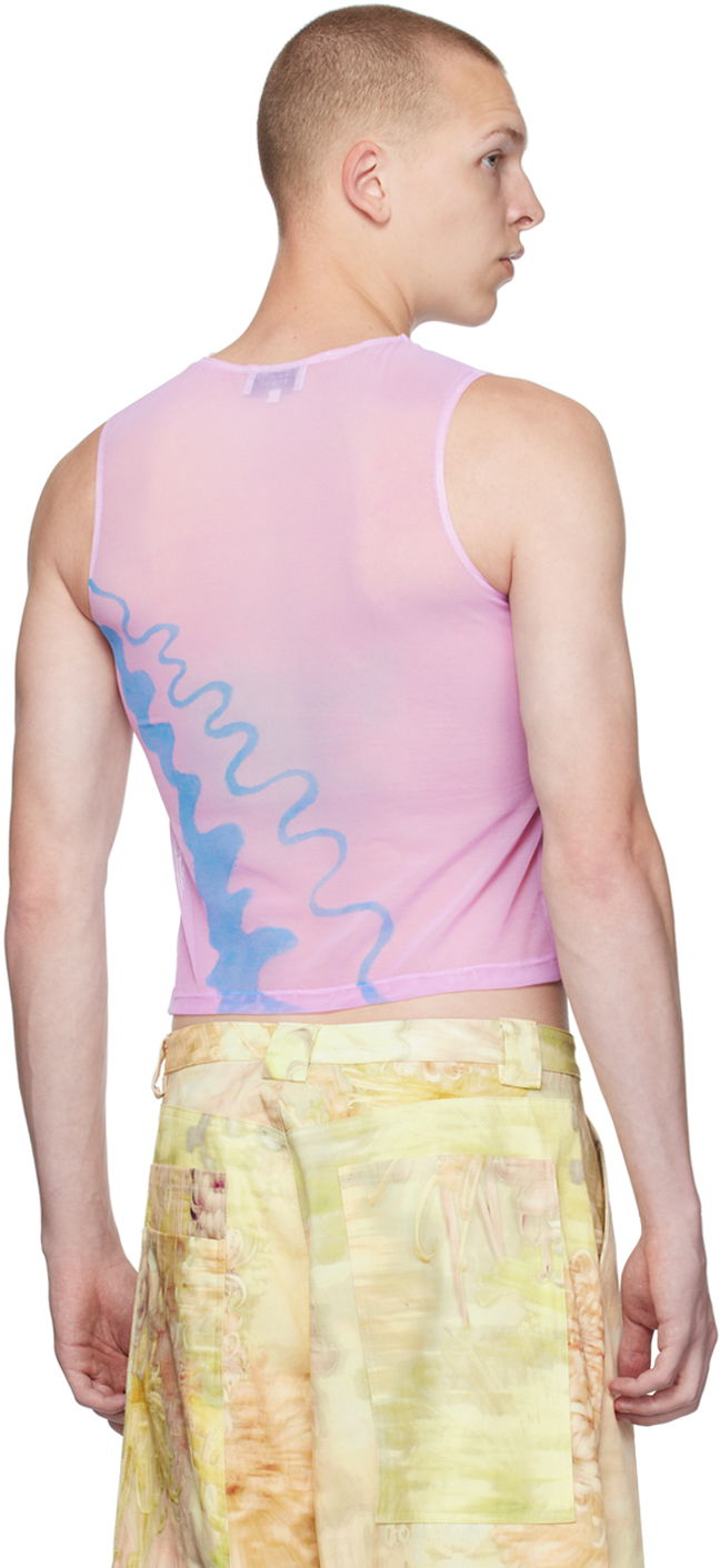 Collina Strada Sequinned Tank Top