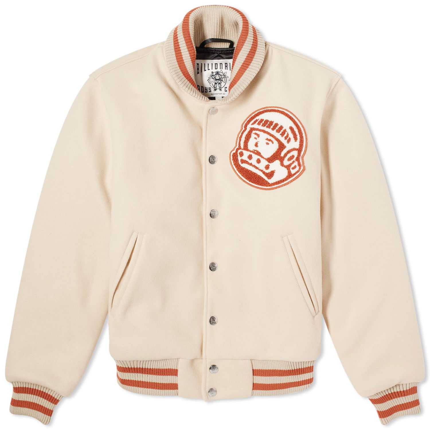 Bunda BILLIONAIRE BOYS CLUB Astro Varsity Jacket Béžová | B24101-CRM, 0