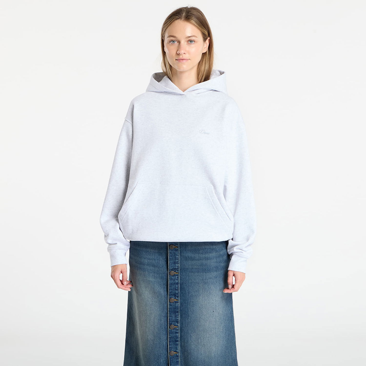 Mikina Dime DIME Cursive Small Logo Hoodie Šedá | DIMESU2537ASH, 1