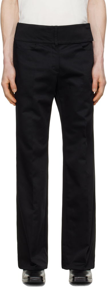 Nohavice Courrèges Courrèges Belted Bootcut Trousers Čierna | 125CPA929PL0178, 0