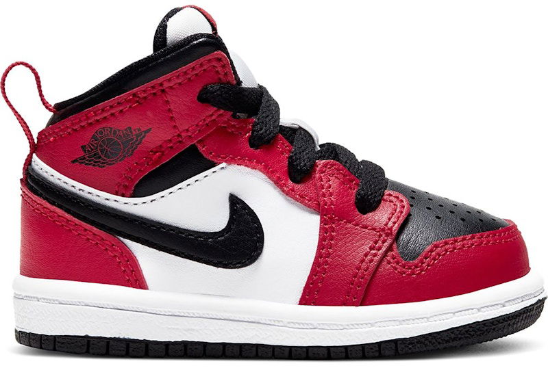 Tenisky a topánky Jordan Air Jordan 1 Mid Chicago Toe TD Červená | 640735-069, 0