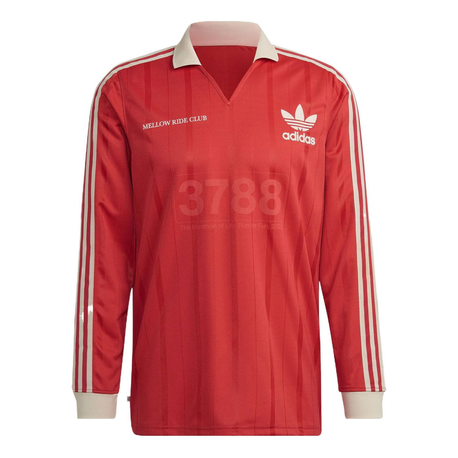 Polo tričko adidas Originals Originals Mrc Chest Printing Long Sleeve T-Shirt Červená | HN1677, 0