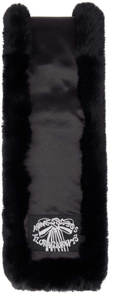 Šál Acne Studios Acne Studios Furry Scarf Čierna | CA0349-, 1