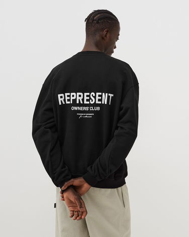 Sveter Represent Clo Represent Owner's Club Sweater Black Čierna | M04159-01, 2
