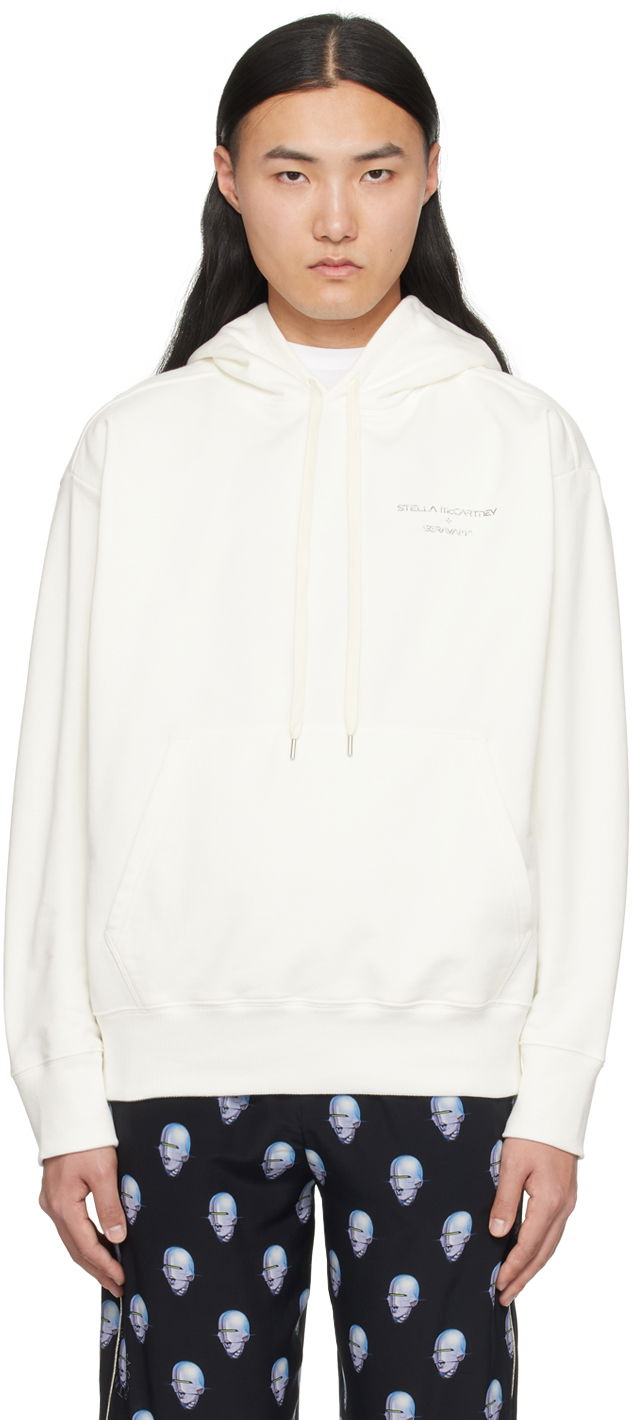 Mikina Stella McCartney Stella McCartney Printed Hoodie Biela | 6018463SPY76, 0