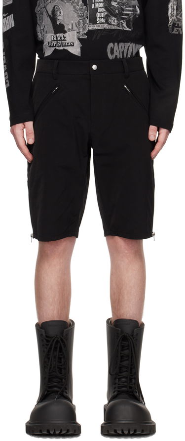 Šortky We11done We11done Biker Shorts Čierna | WD-PT1-23-072-M-BK, 0