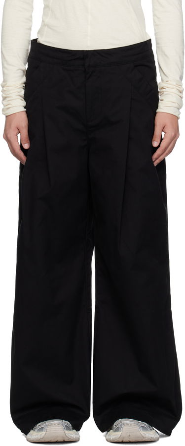 Nohavice Entire Studios Entire Studios Wares Pleated Trousers Čierna | ES2623BL, 0