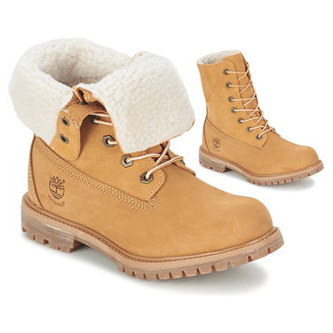 Tenisky a topánky Timberland Ankle AUTHENTICS TEDDY FLEECE WP FOLD DOWN Béžová | TB08329R231=8329R, 0