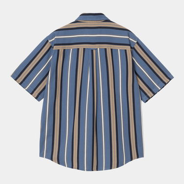 Košeľa Carhartt WIP Carhartt WIP Jarrell Stripe Short Sleeve Shirt Modrá | I034536_2, 1