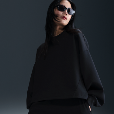 Mikina Nike 24.7 Impossibly Soft Dri-FIT Crewneck Sweatshirt Čierna | HQ8193-010, 2