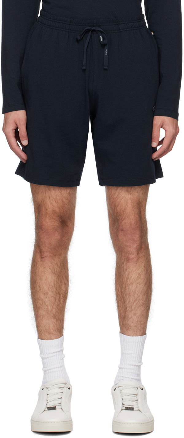 Šortky BOSS Embroidered Shorts Navy | 50515367, 0