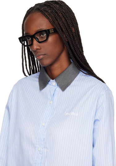 Slnečné okuliare Miu Miu Eyewear Cat Eye Glasses Čierna | 0MU 03XV 8056597980173, 3