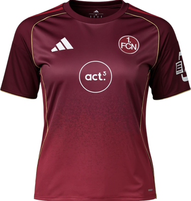 Dres adidas Originals 1. FC Nürnberg Jersey 2025/2026 Vínová | 6fcnjd7386, 0