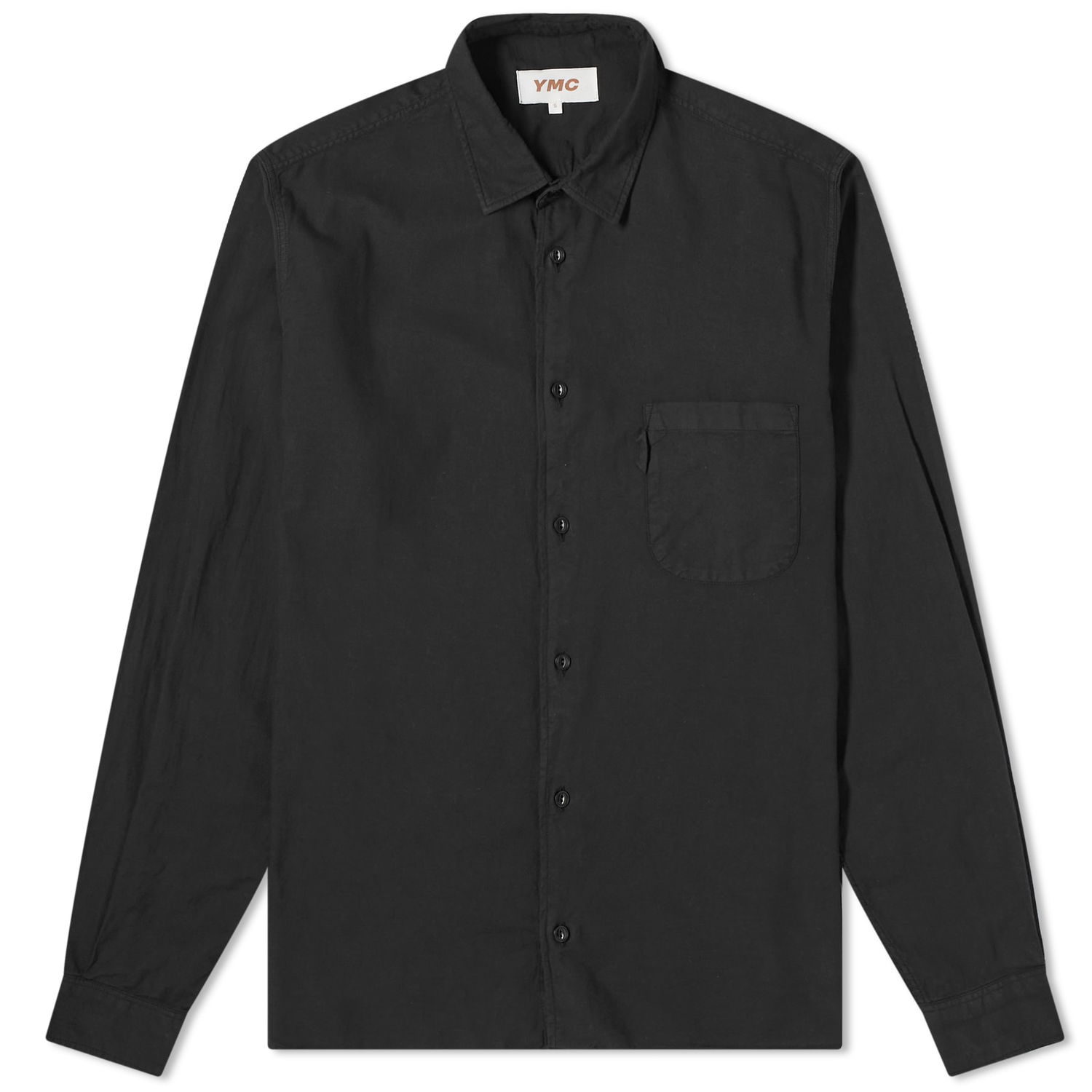 Košeľa YMC Curtis Shirt Čierna | P2AZA-01, 1