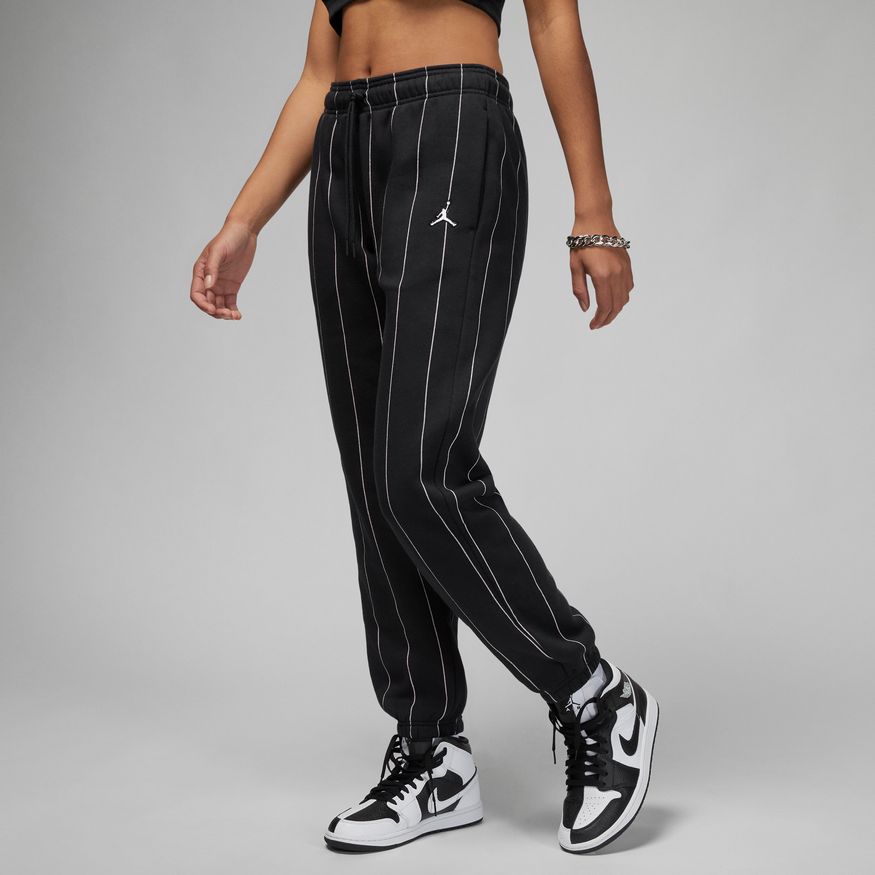Tepláky Jordan Brooklyn Fleece Stripe Pants Čierna | DX0377-010, 0