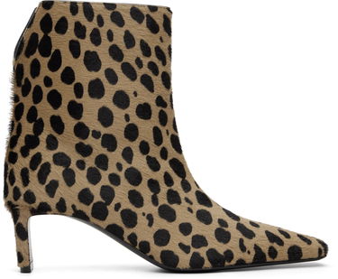 Tenisky a topánky Khaite Ona Leopard Print Calf-Hair Kitten Heel Ankle Boots Rôznofarebný | F1100-969, 0