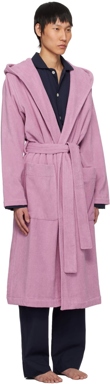 Trenčkot TEKLA Tekla Terry Classic Bathrobe Ružová | CB-MAG, 1