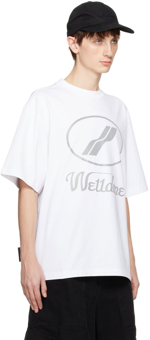 Tričko We11done Designer Logo-Print T-Shirt Biela | WD-TP5-19-930-WH, 1