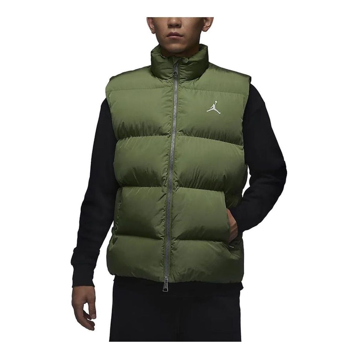 Vesta Jordan Essentials Puffer Vest Zelené | FB7308-340, 0