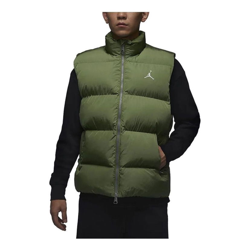 Vesta Jordan Essentials Puffer Vest Zelené | FB7308-340