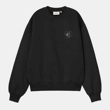 Mikina Carhartt WIP Hearts Of Hartts Sweatshirt Čierna | I035511_9, 3
