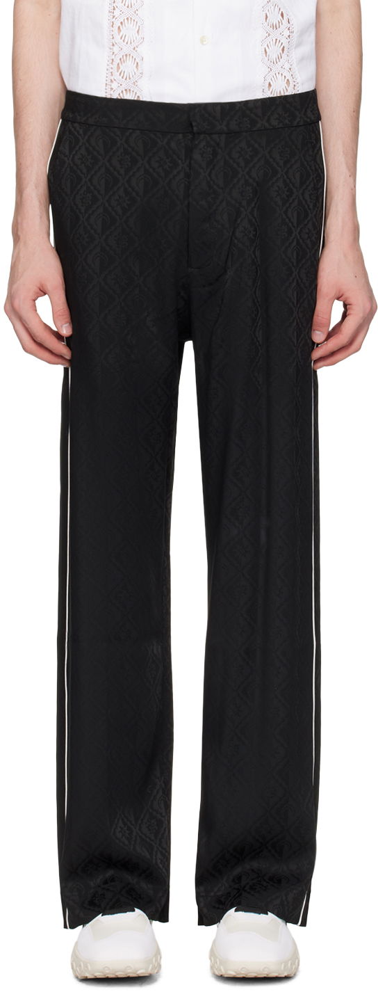Nohavice Marine Serre Jacquard Trousers Čierna | MPA044 CWOV0023, 0