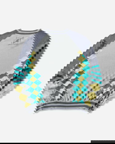 Sveter Asics Novalis Laricoid V-Neck Knit Jumper Argyle Pattern Rôznofarebný | 2203A323-022, 2